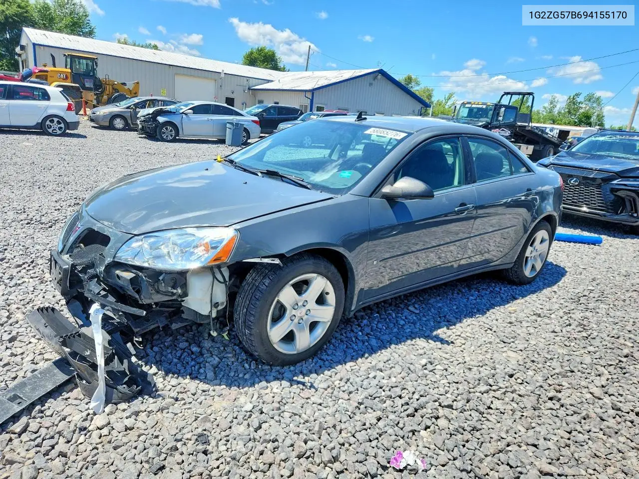 2009 Pontiac G6 VIN: 1G2ZG57B694155170 Lot: 58085276