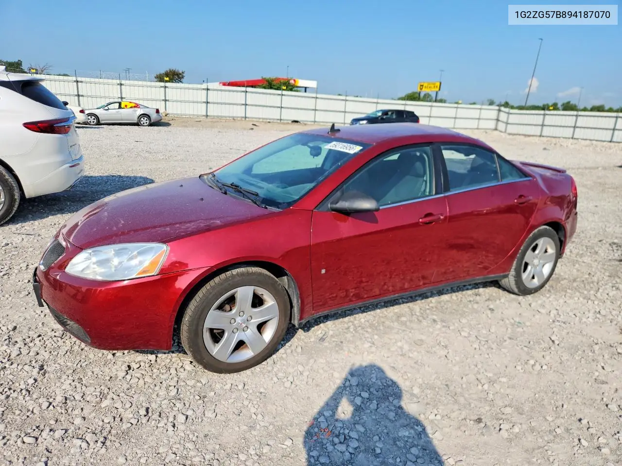 2009 Pontiac G6 VIN: 1G2ZG57B894187070 Lot: 59316956