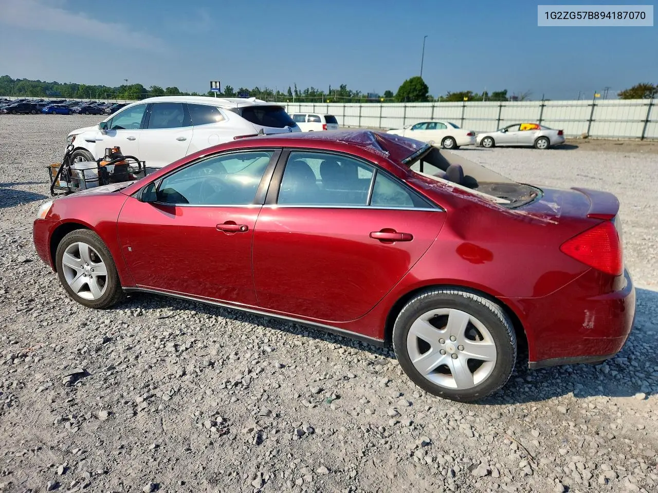 2009 Pontiac G6 VIN: 1G2ZG57B894187070 Lot: 59316956