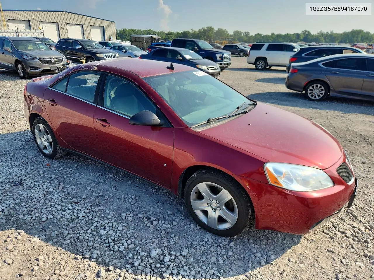 2009 Pontiac G6 VIN: 1G2ZG57B894187070 Lot: 59316956