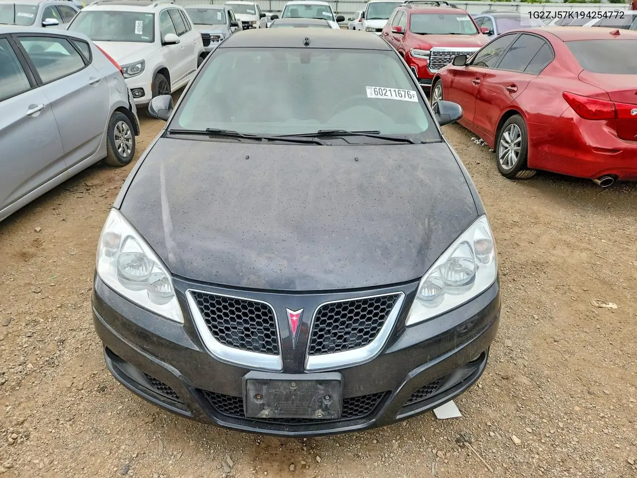 2009 Pontiac G6 VIN: 1G2ZJ57K194254772 Lot: 60211676