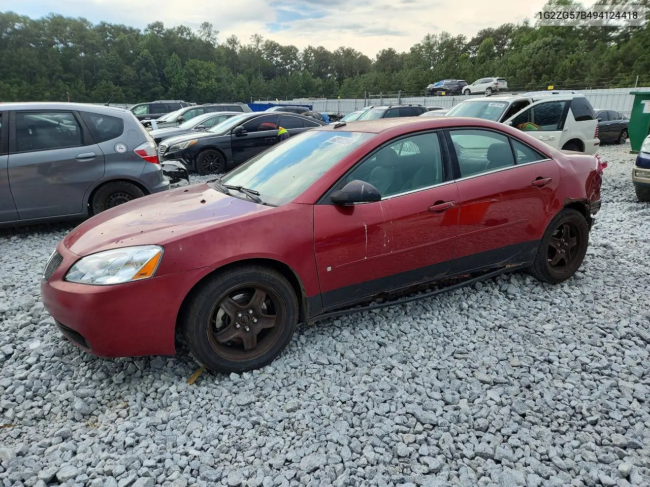 2009 Pontiac G6 VIN: 1G2ZG57B494124418 Lot: 60313256