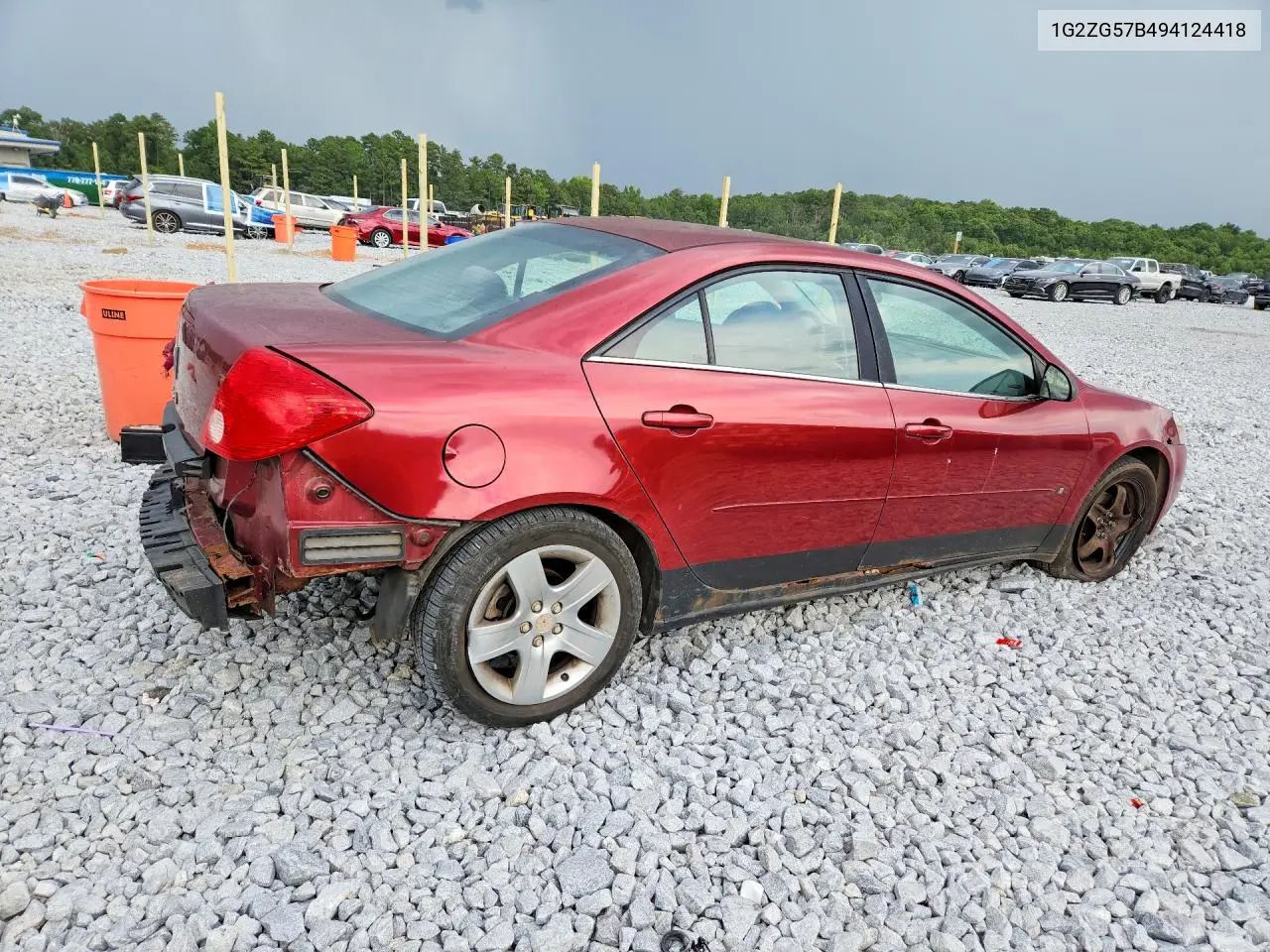 2009 Pontiac G6 VIN: 1G2ZG57B494124418 Lot: 60313256