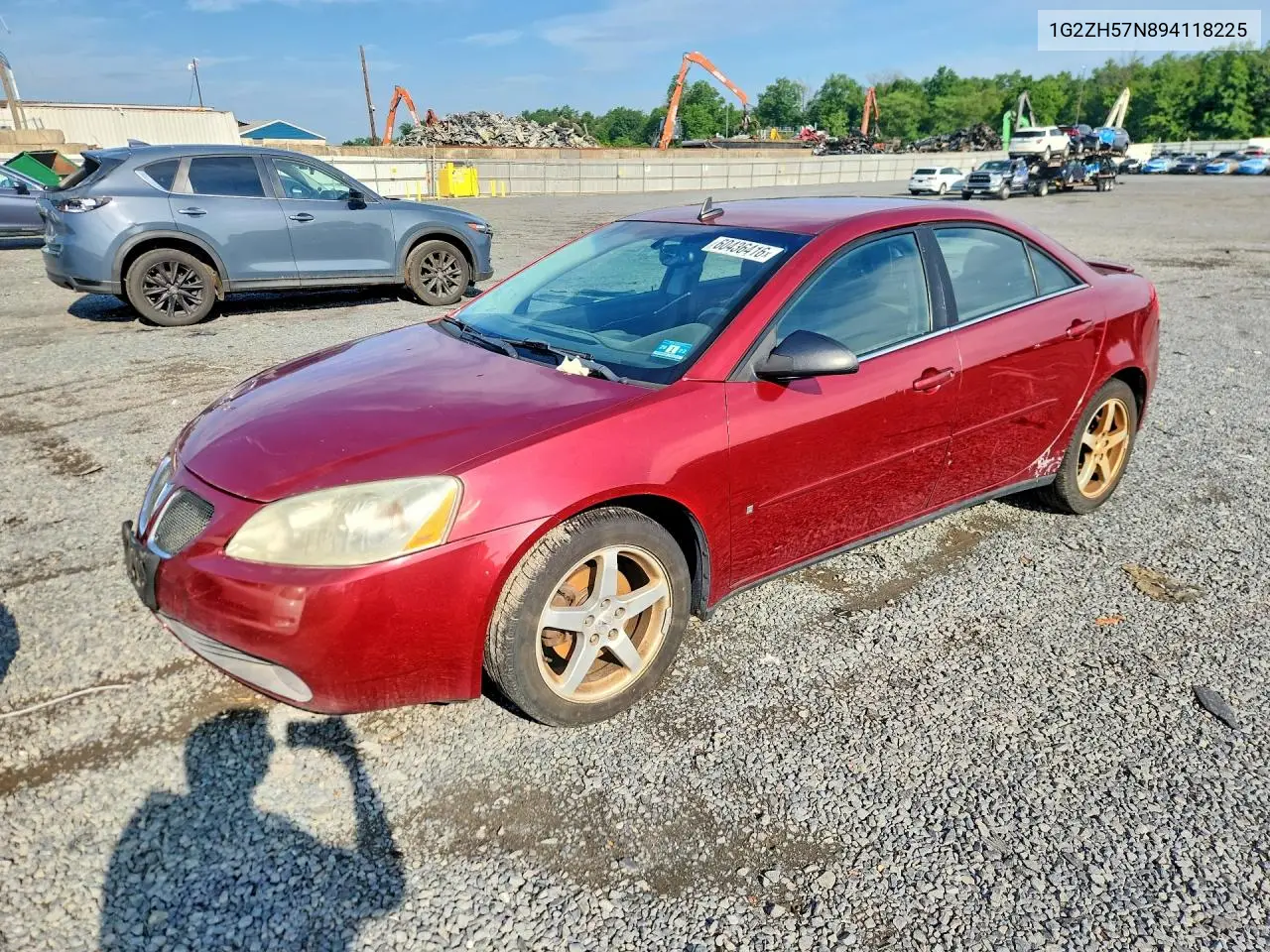2009 Pontiac G6 Gt VIN: 1G2ZH57N894118225 Lot: 60436416