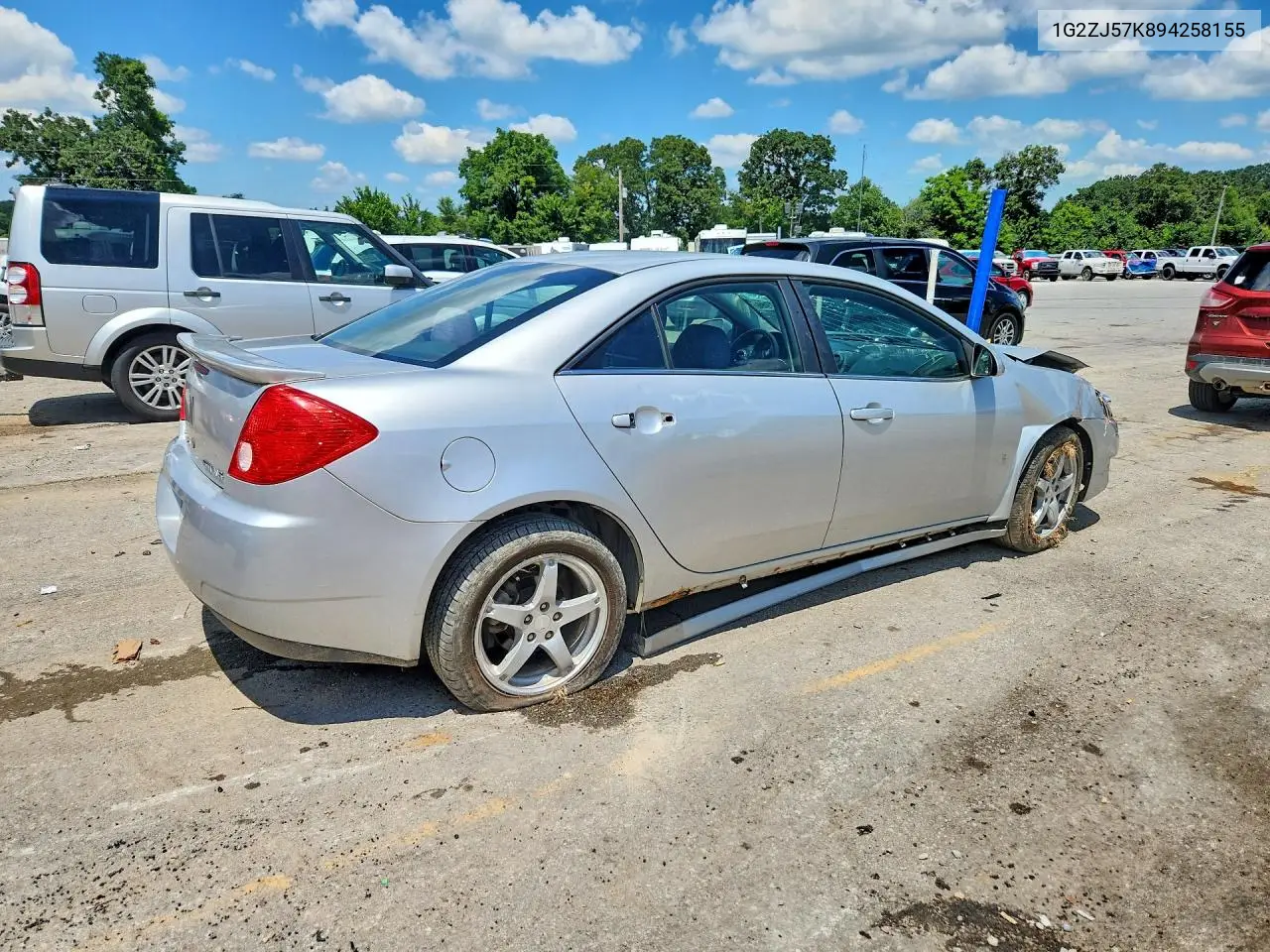 2009 Pontiac G6 VIN: 1G2ZJ57K894258155 Lot: 60637986