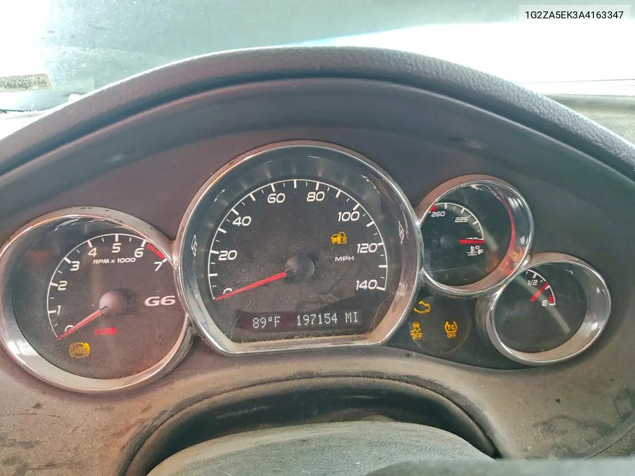 2010 Pontiac G6 VIN: 1G2ZA5EK3A4163347 Lot: 56544016