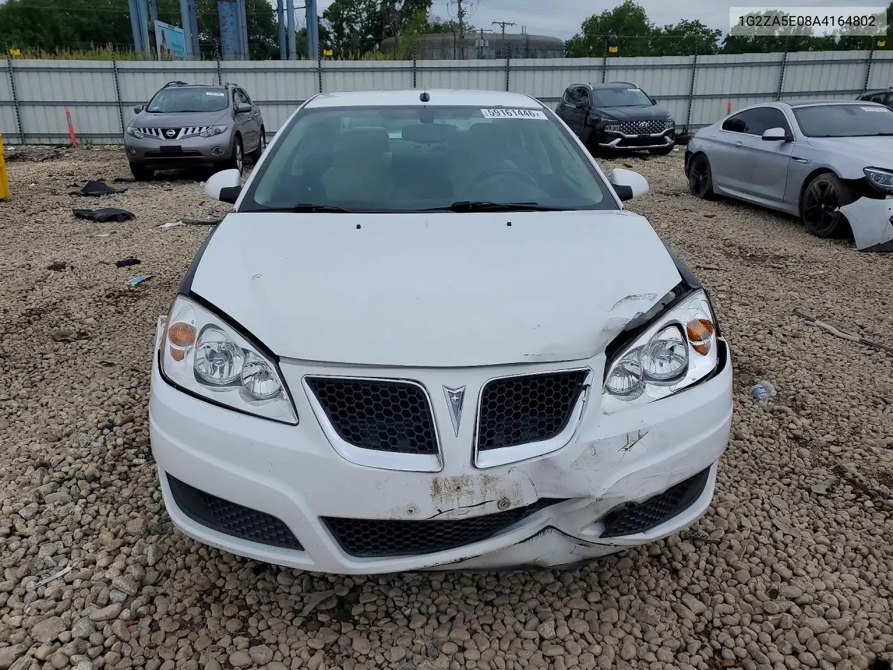 2010 Pontiac G6 VIN: 1G2ZA5E08A4164802 Lot: 59161446