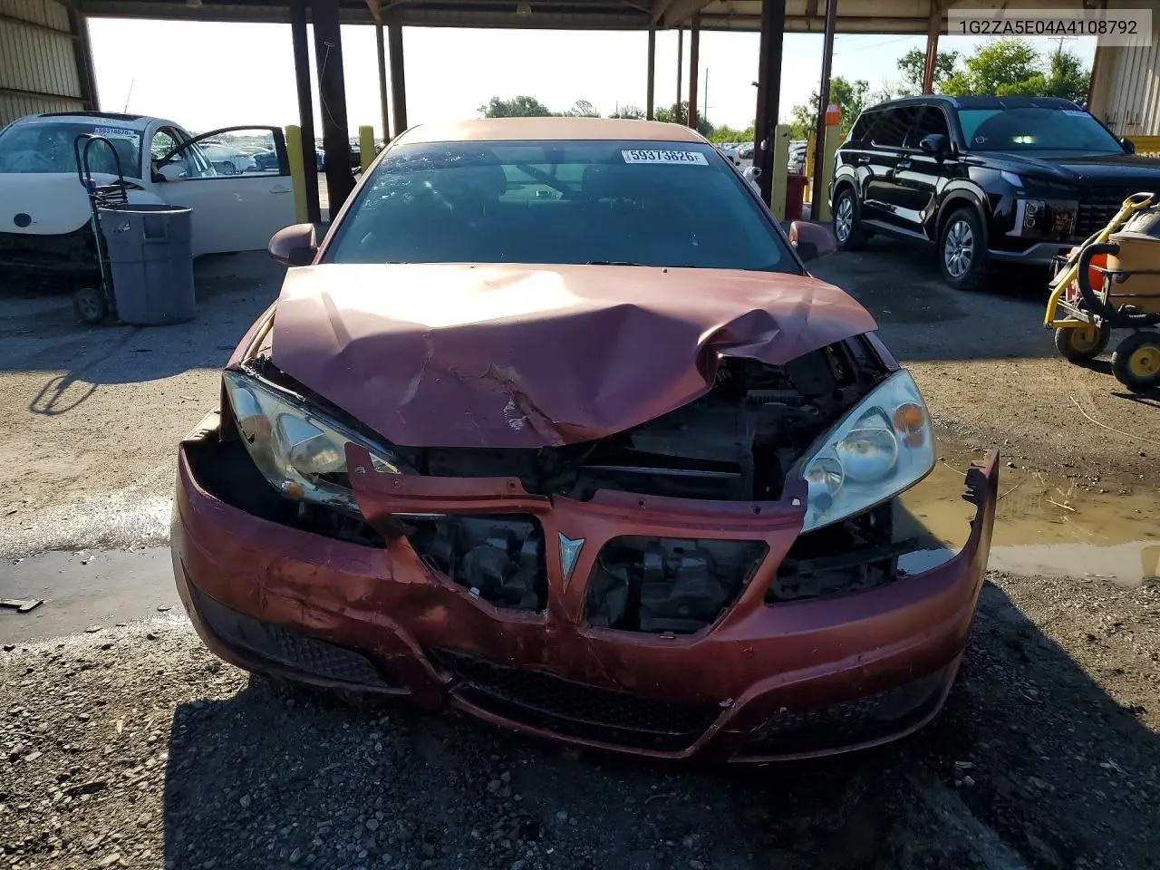 2010 Pontiac G6 VIN: 1G2ZA5E04A4108792 Lot: 59373826