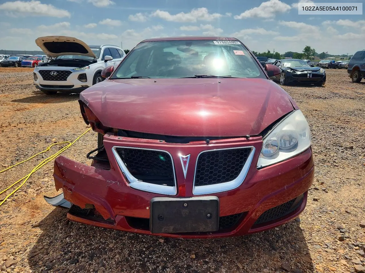 2010 Pontiac G6 VIN: 1G2ZA5E05A4100071 Lot: 97685495