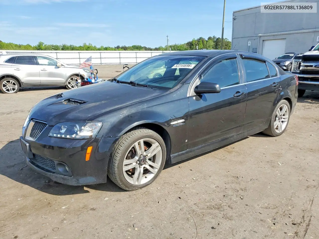 2008 Pontiac G8 VIN: 6G2ER57788L136809 Lot: 52244696