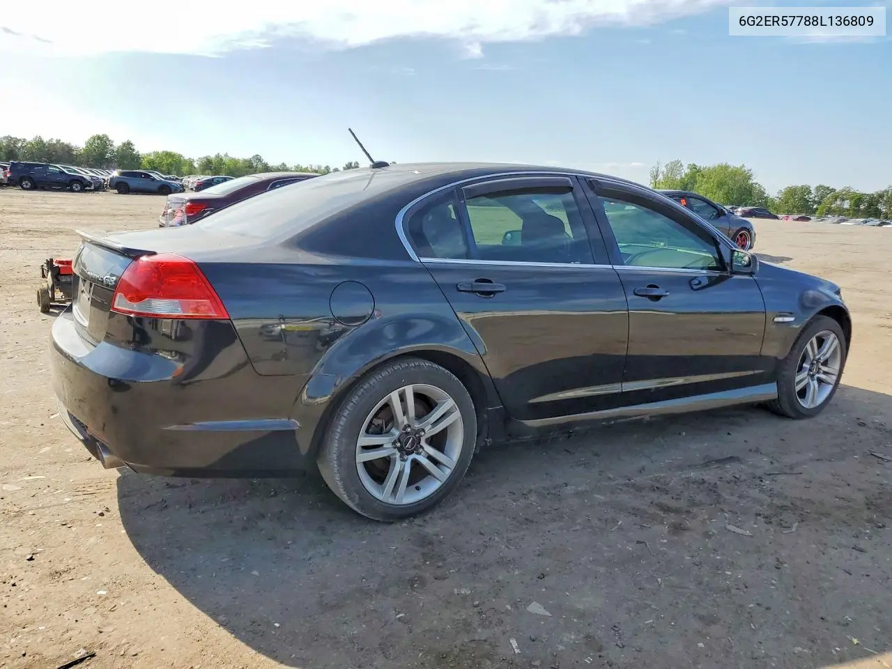 2008 Pontiac G8 VIN: 6G2ER57788L136809 Lot: 52244696