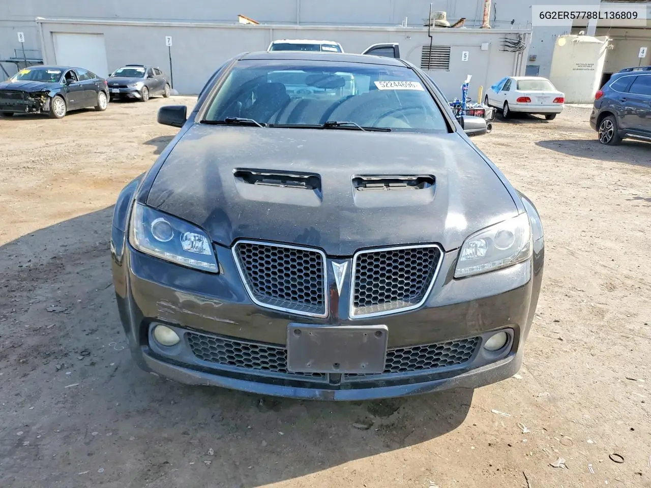 2008 Pontiac G8 VIN: 6G2ER57788L136809 Lot: 52244696