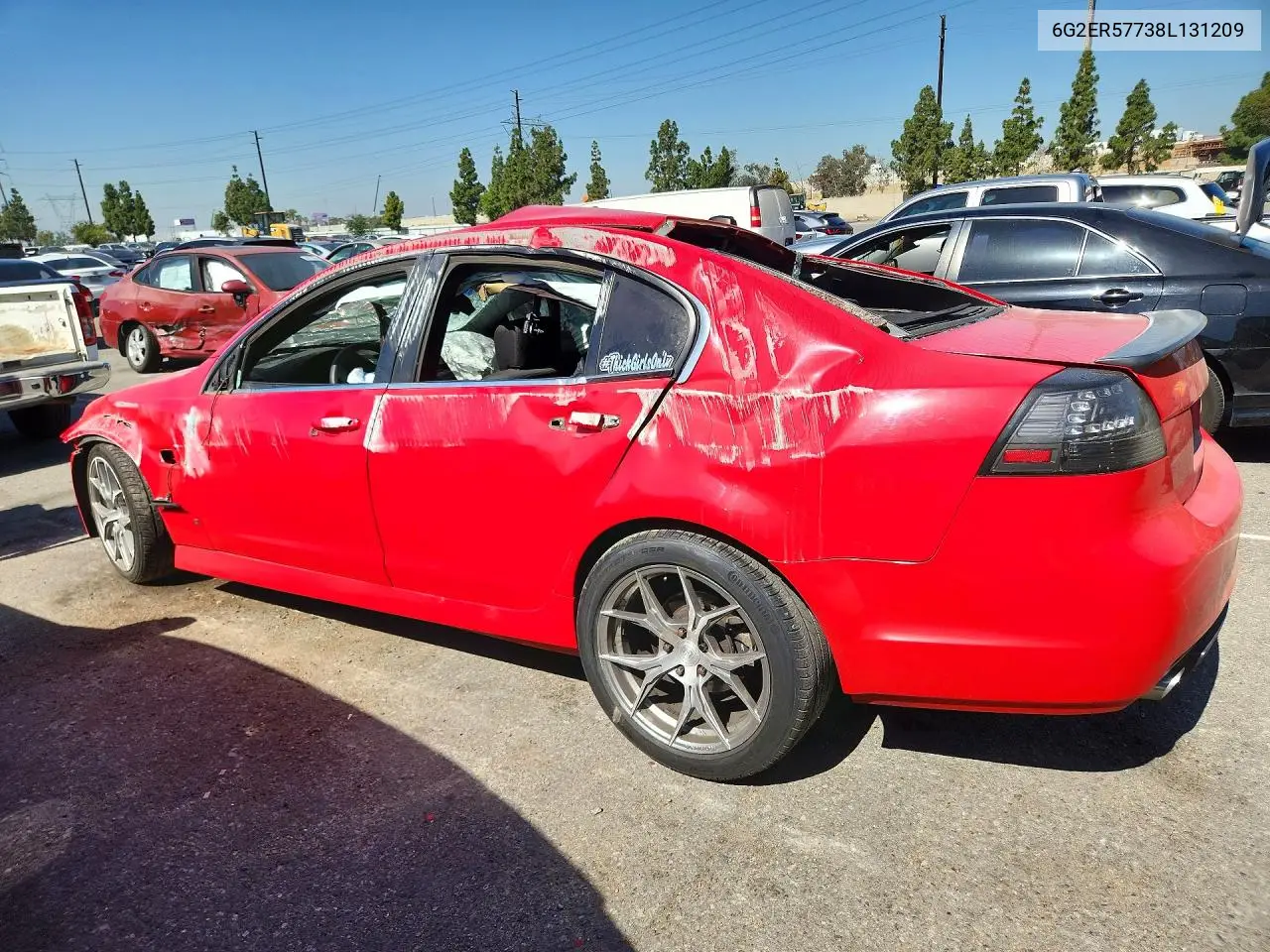 2008 Pontiac G8 VIN: 6G2ER57738L131209 Lot: 56540316