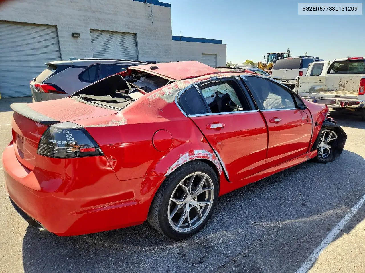 2008 Pontiac G8 VIN: 6G2ER57738L131209 Lot: 56540316