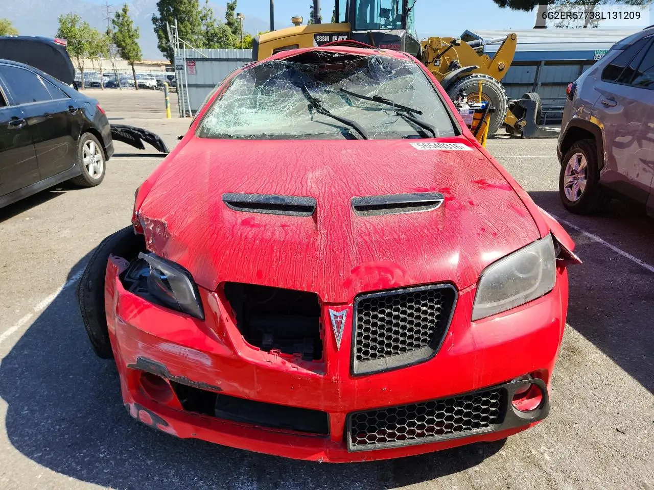 2008 Pontiac G8 VIN: 6G2ER57738L131209 Lot: 56540316