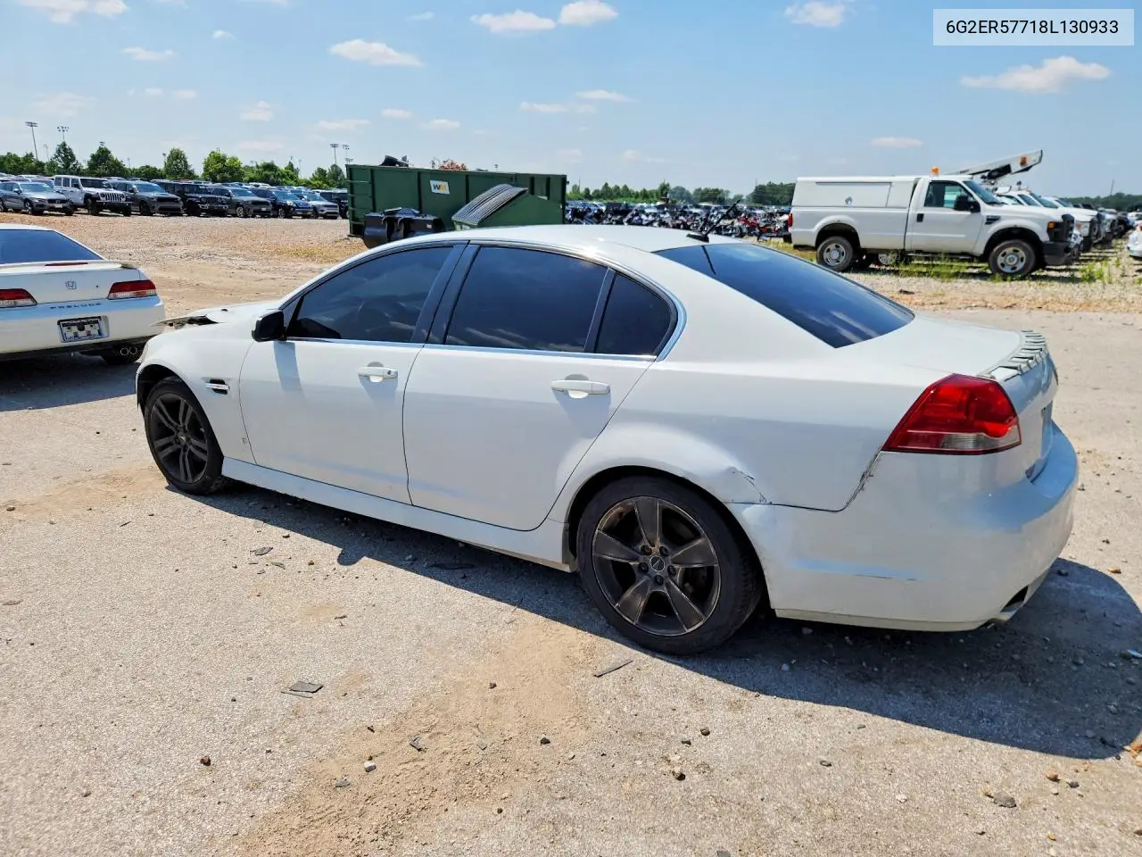 2008 Pontiac G8 VIN: 6G2ER57718L130933 Lot: 60889806