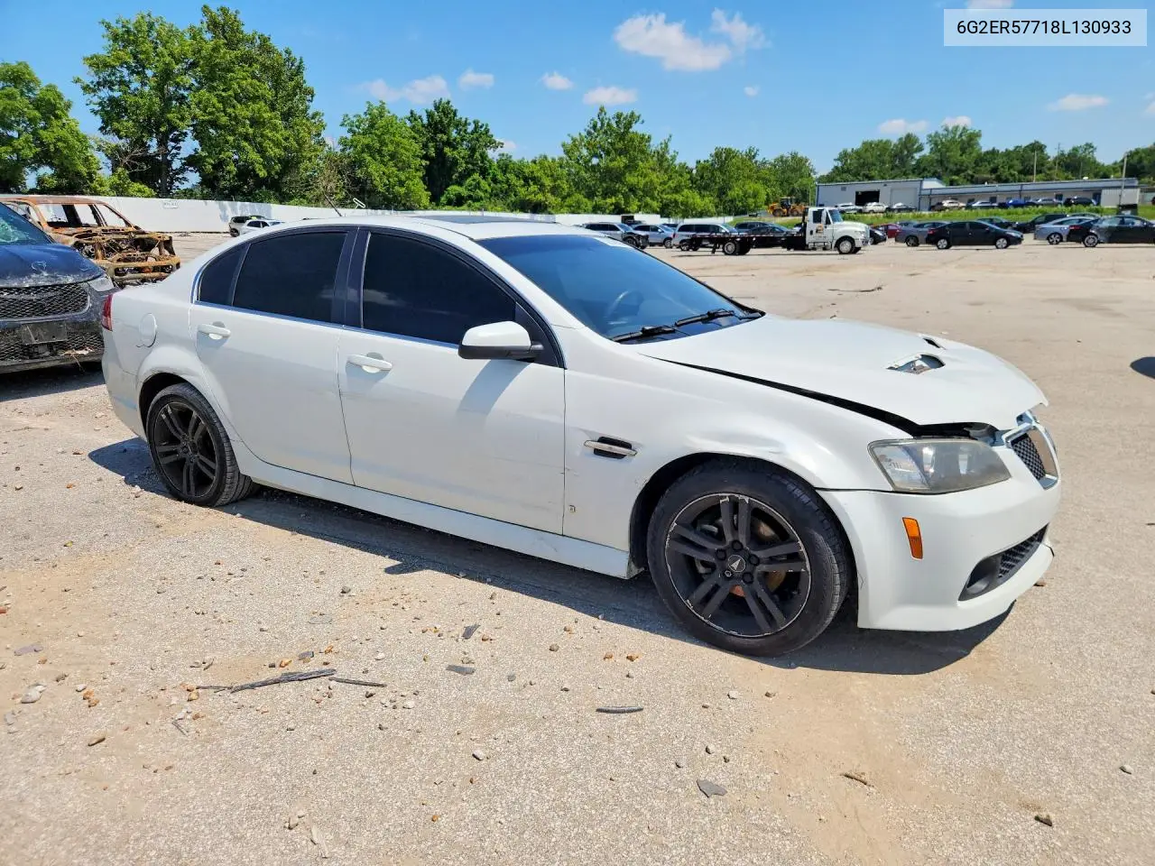 2008 Pontiac G8 VIN: 6G2ER57718L130933 Lot: 60889806