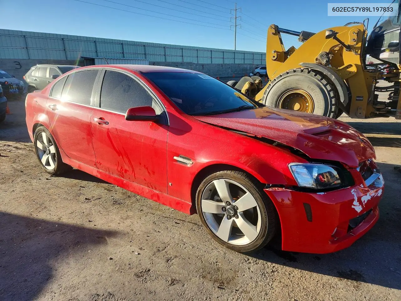 2009 Pontiac G8 Gt VIN: 6G2EC57Y89L197833 Lot: 50665306