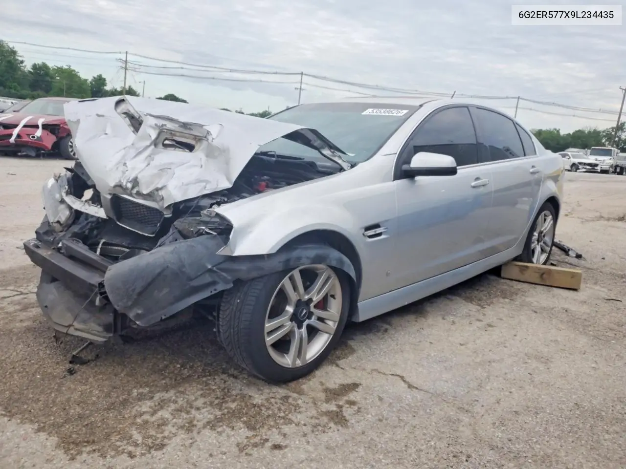 2009 Pontiac G8 VIN: 6G2ER577X9L234435 Lot: 53538626