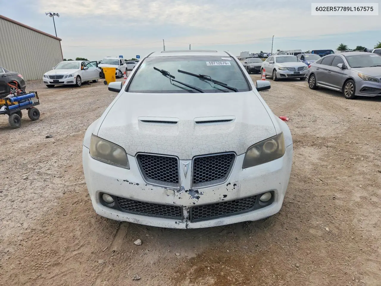 2009 Pontiac G8 VIN: 6G2ER57789L167575 Lot: 59712676