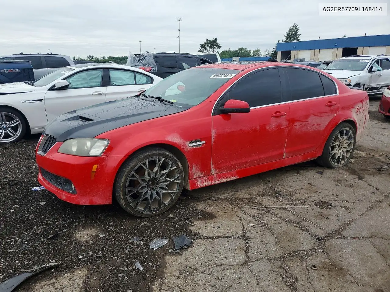 2009 Pontiac G8 VIN: 6G2ER57709L168414 Lot: 59837486