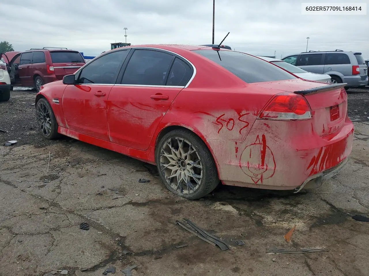 2009 Pontiac G8 VIN: 6G2ER57709L168414 Lot: 59837486