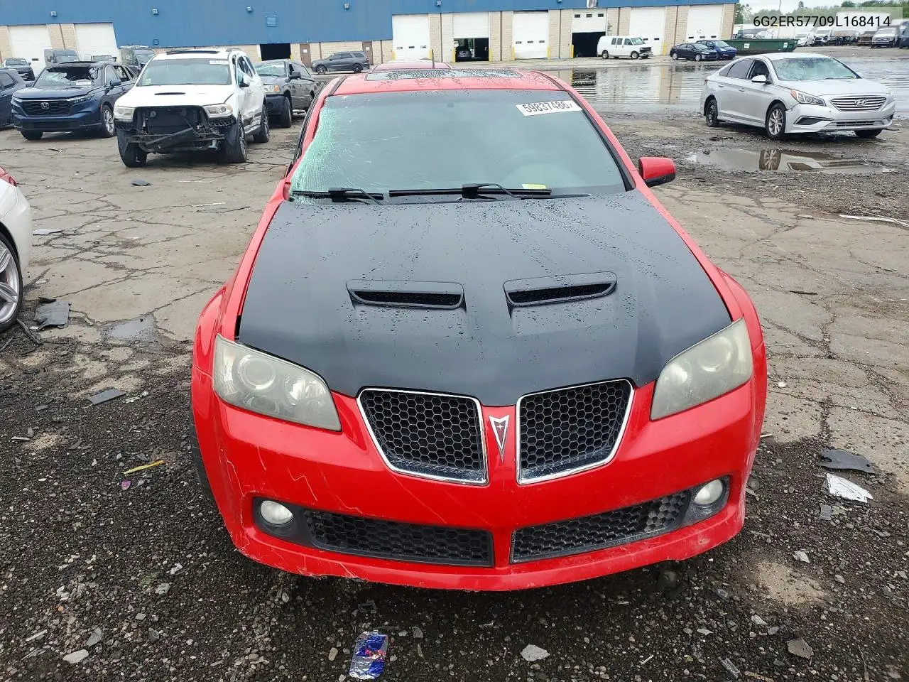 2009 Pontiac G8 VIN: 6G2ER57709L168414 Lot: 59837486