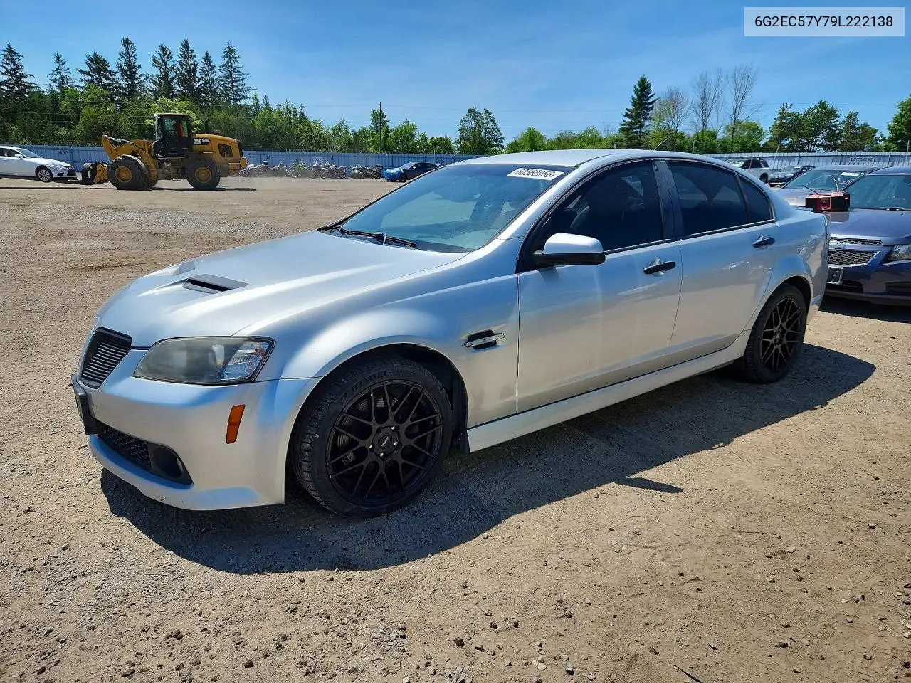 2009 Pontiac G8 Gt VIN: 6G2EC57Y79L222138 Lot: 60568056