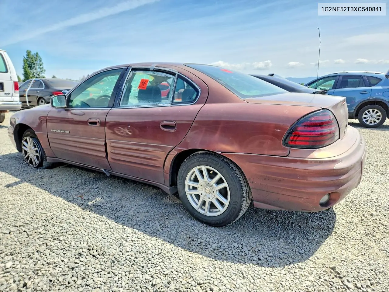 1999 Pontiac Grand Am VIN: 1G2NE52T3XC540841 Lot: 59686666