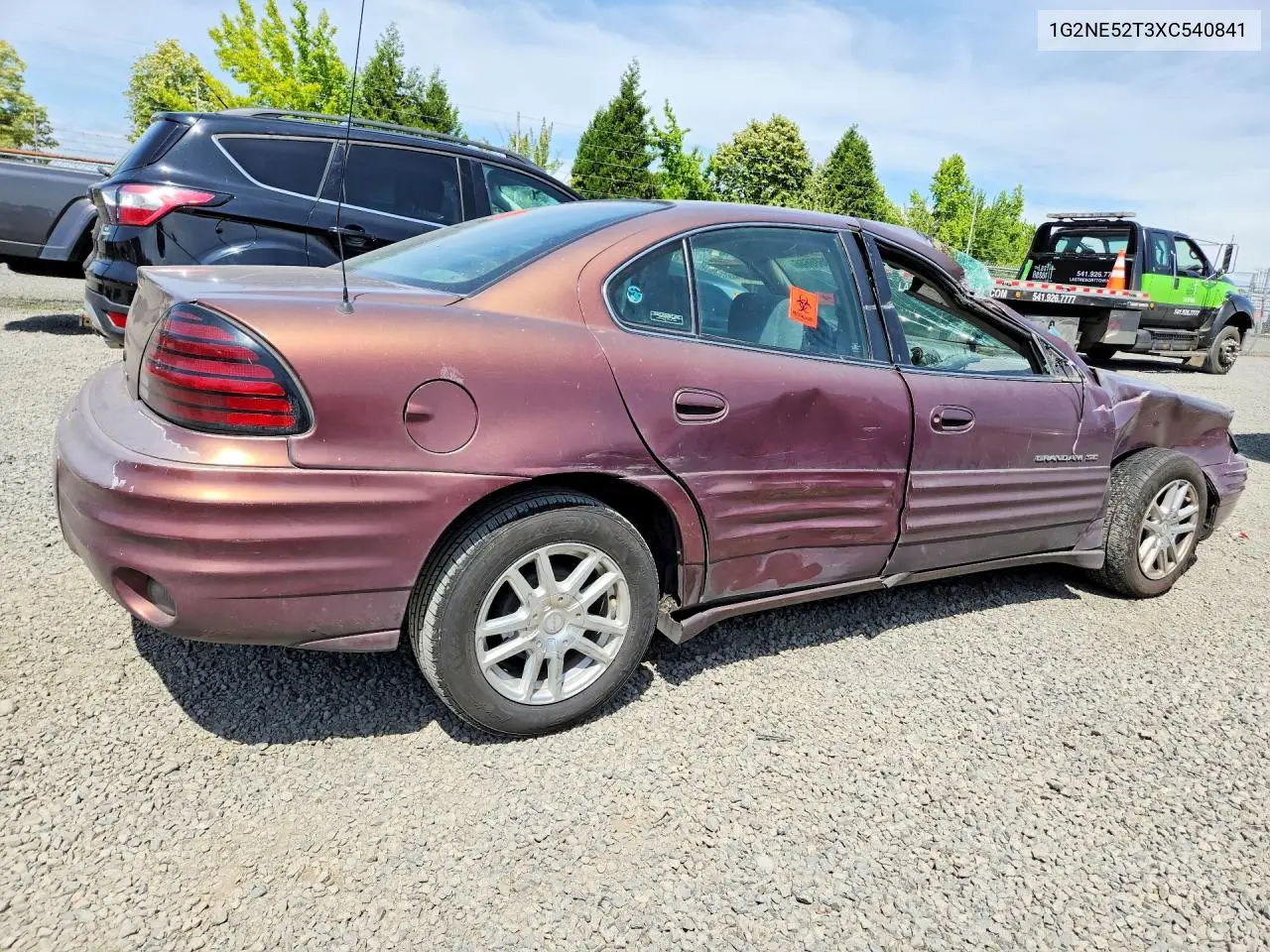 1999 Pontiac Grand Am VIN: 1G2NE52T3XC540841 Lot: 59686666