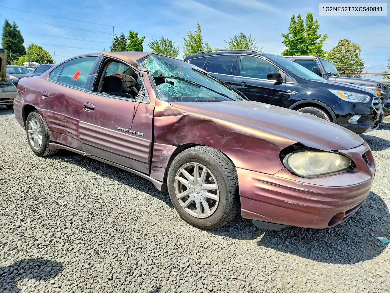 1999 Pontiac Grand Am VIN: 1G2NE52T3XC540841 Lot: 59686666