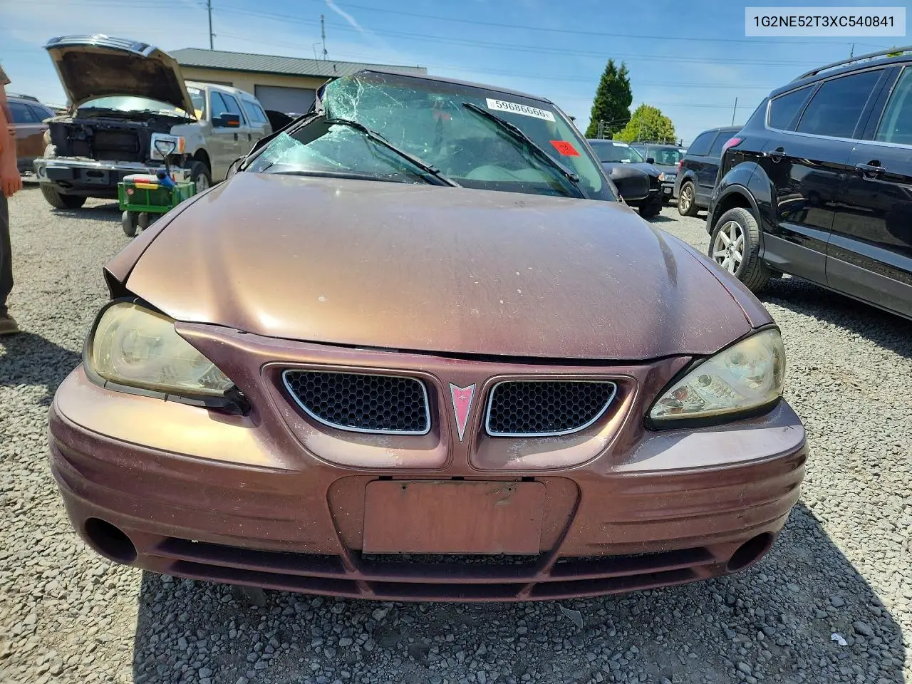 1999 Pontiac Grand Am VIN: 1G2NE52T3XC540841 Lot: 59686666