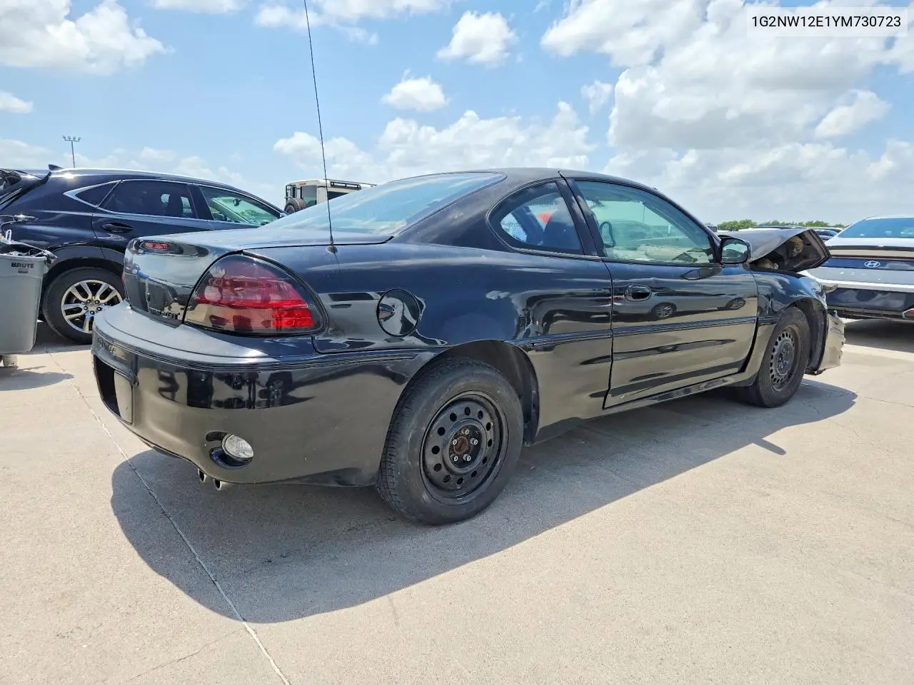 2000 Pontiac Grand Am Gt VIN: 1G2NW12E1YM730723 Lot: 56567526