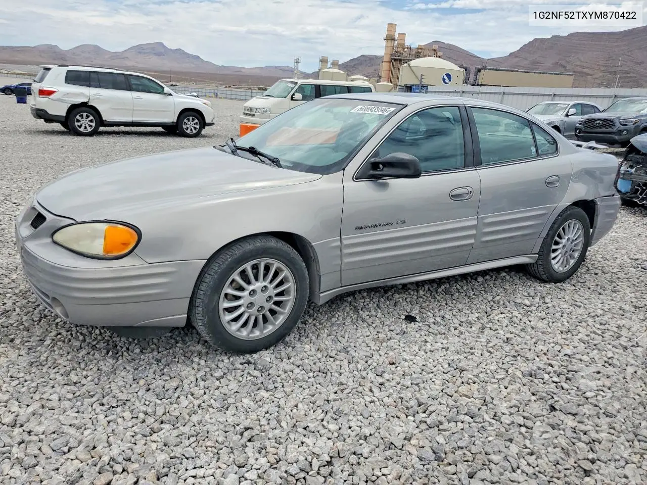 2000 Pontiac Grand Am Se1 VIN: 1G2NF52TXYM870422 Lot: 60693996
