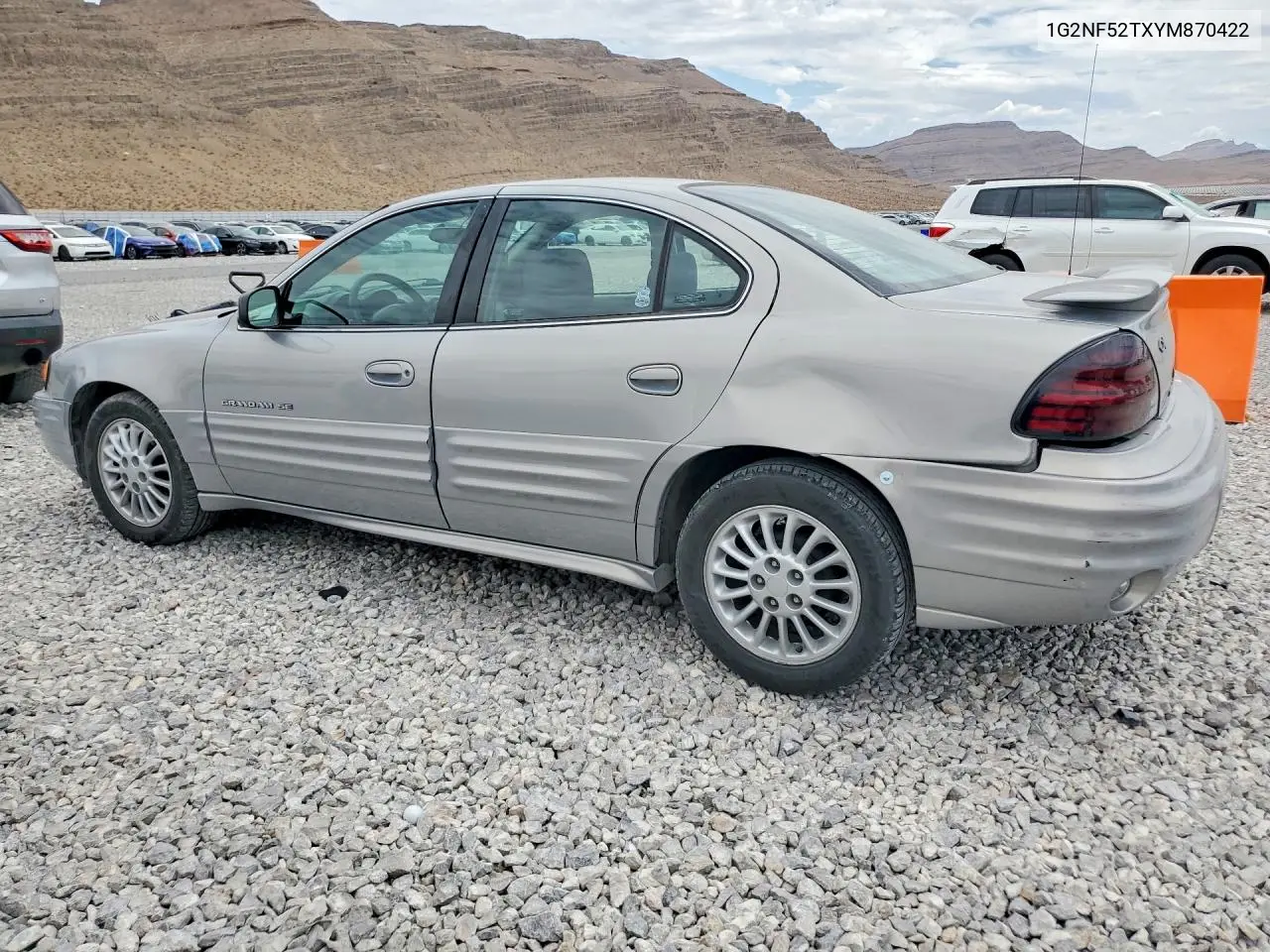 2000 Pontiac Grand Am Se1 VIN: 1G2NF52TXYM870422 Lot: 60693996