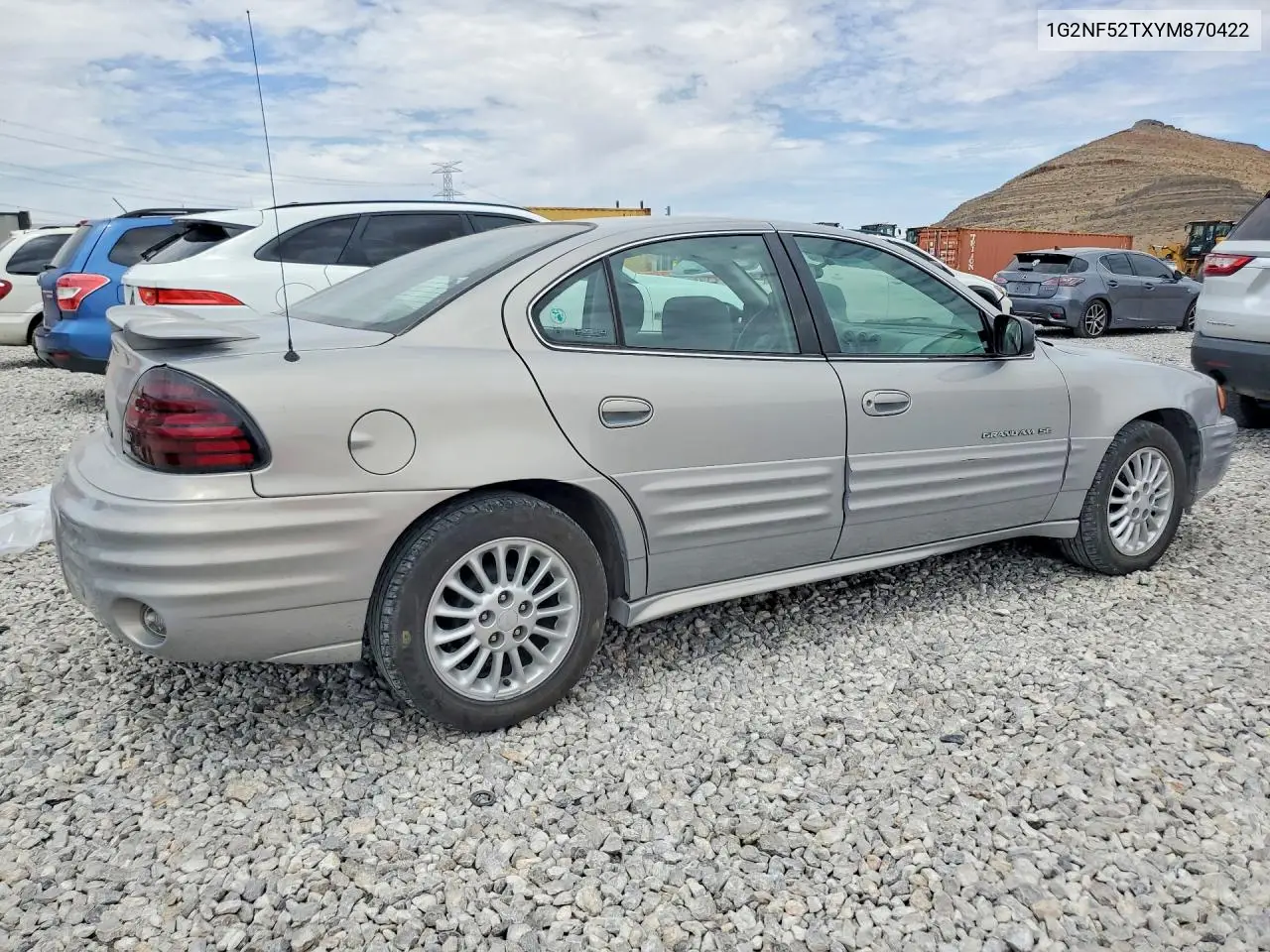 2000 Pontiac Grand Am Se1 VIN: 1G2NF52TXYM870422 Lot: 60693996