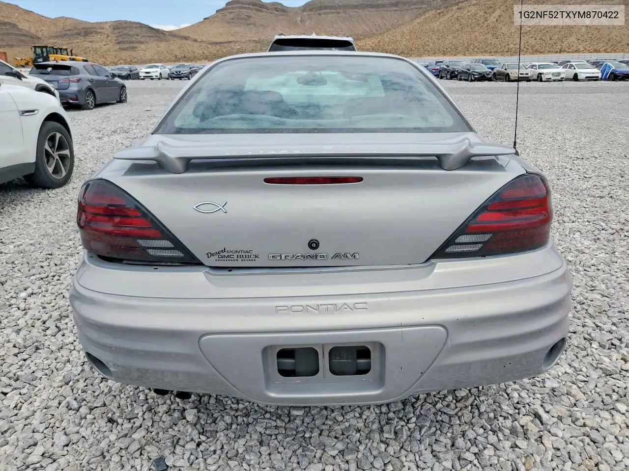2000 Pontiac Grand Am Se1 VIN: 1G2NF52TXYM870422 Lot: 60693996