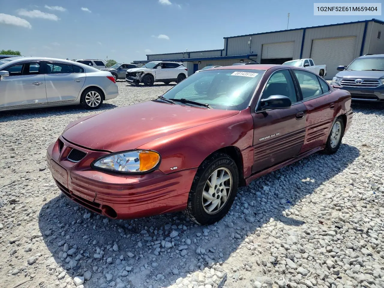 2001 Pontiac Grand Am Se1 VIN: 1G2NF52E61M659404 Lot: 59143916