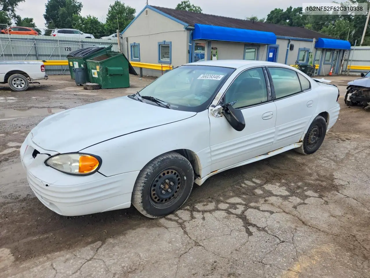 2002 Pontiac Grand Am Se1 VIN: 1G2NF52F62C310338 Lot: 56029346