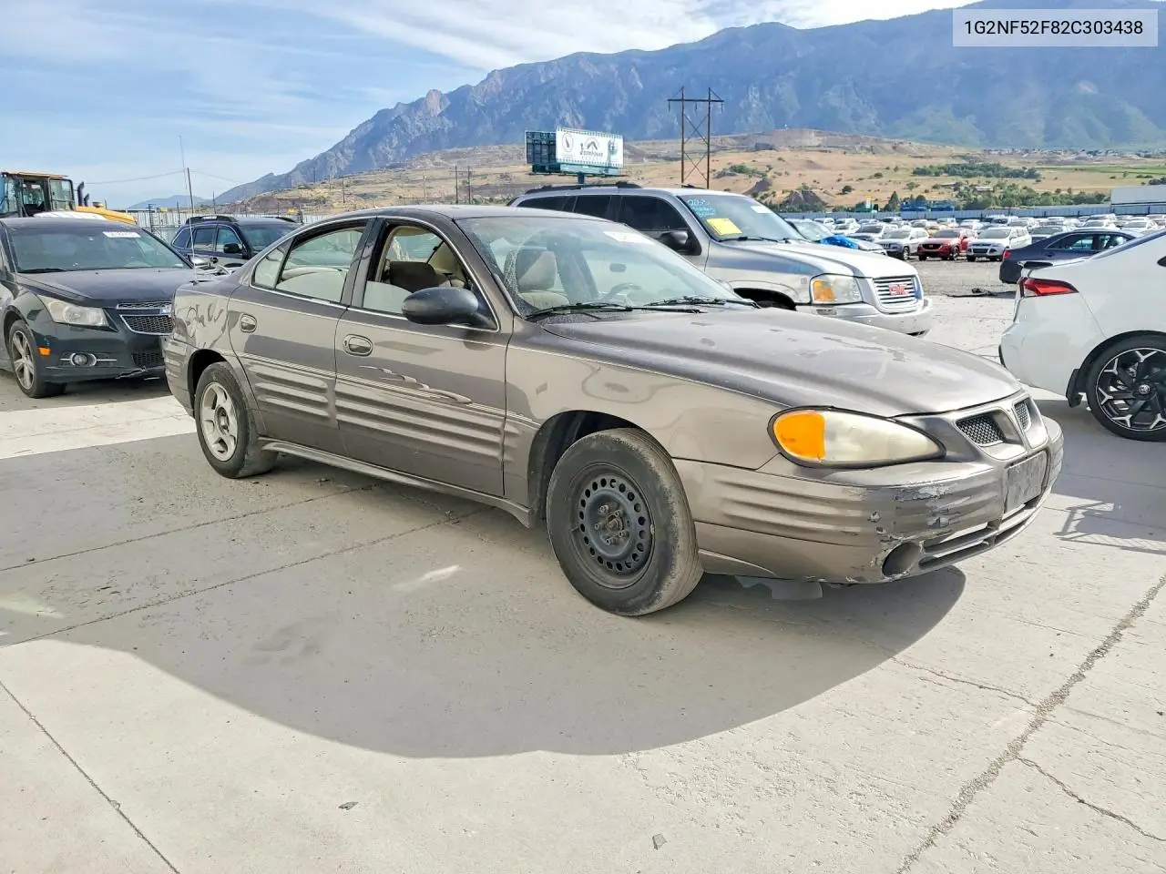 2002 Pontiac Grand Am Se1 VIN: 1G2NF52F82C303438 Lot: 56461866