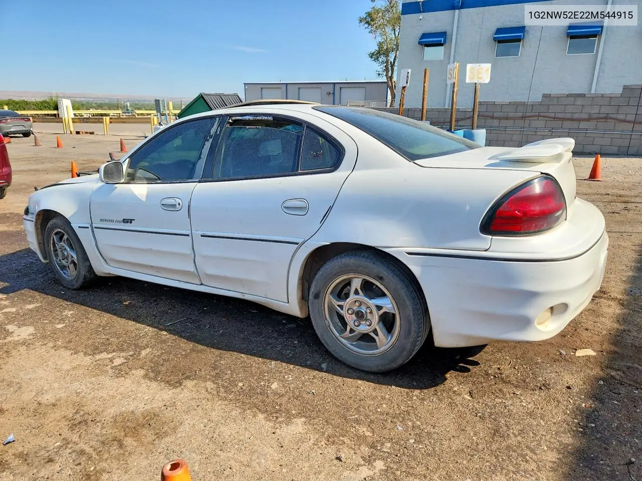 2002 Pontiac Grand Am Gt VIN: 1G2NW52E22M544915 Lot: 58513056