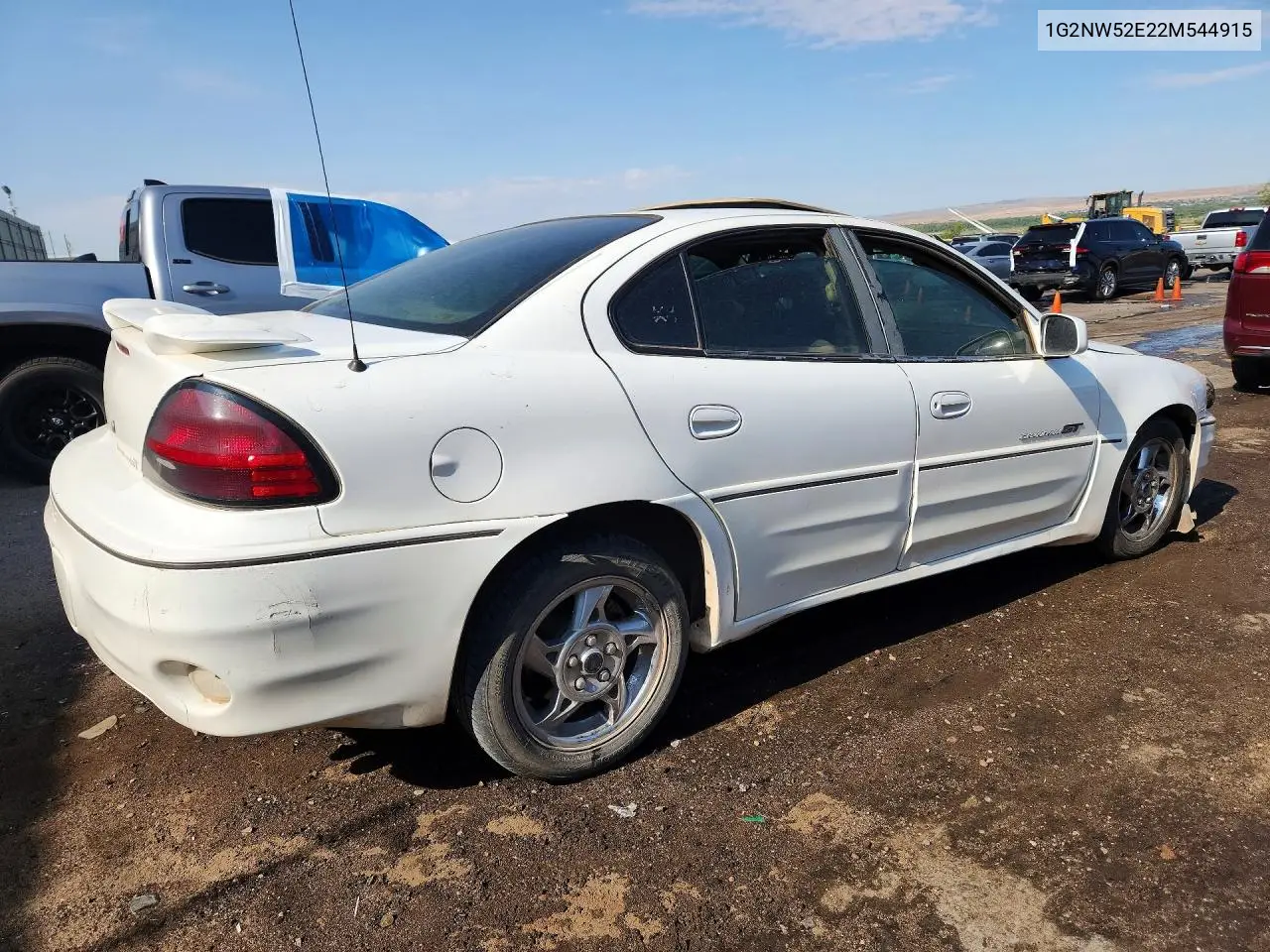 2002 Pontiac Grand Am Gt VIN: 1G2NW52E22M544915 Lot: 58513056
