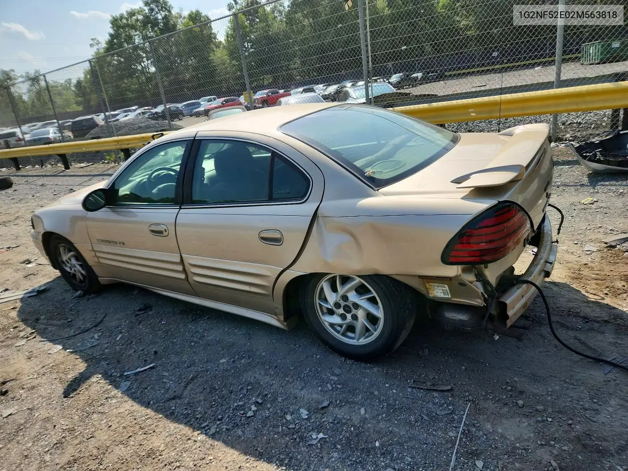 2002 Pontiac Grand Am Se1 VIN: 1G2NF52E02M563818 Lot: 58639476