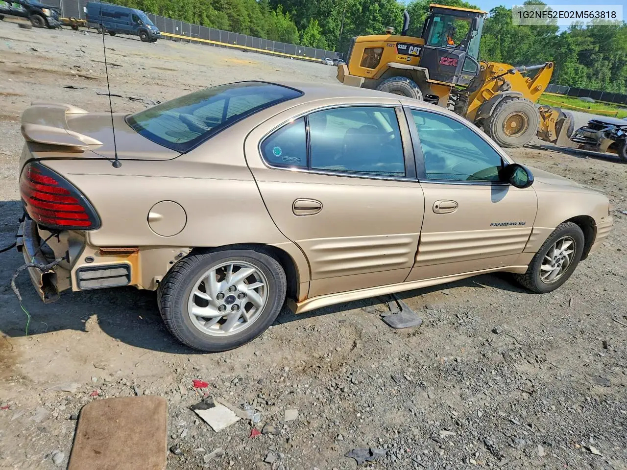 2002 Pontiac Grand Am Se1 VIN: 1G2NF52E02M563818 Lot: 58639476