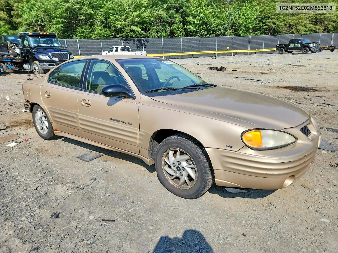 2002 Pontiac Grand Am Se1 VIN: 1G2NF52E02M563818 Lot: 58639476