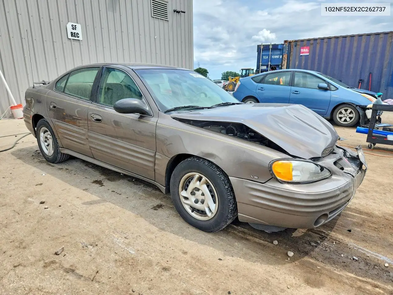 2002 Pontiac Grand Am Se1 VIN: 1G2NF52EX2C262737 Lot: 60457196