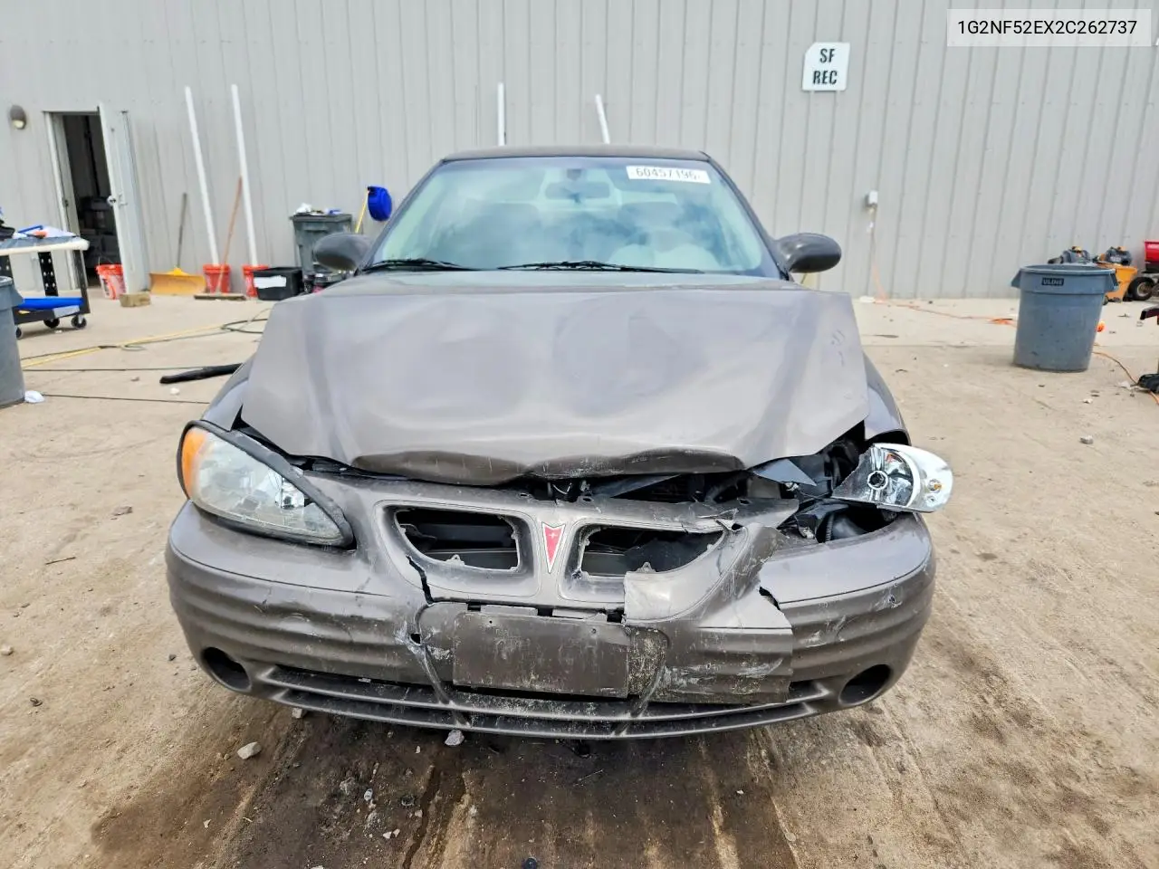 2002 Pontiac Grand Am Se1 VIN: 1G2NF52EX2C262737 Lot: 60457196