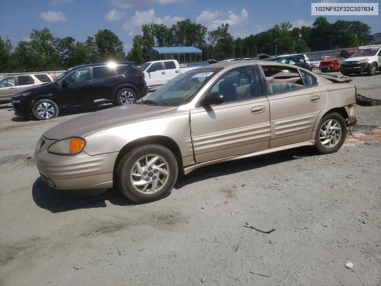 2002 Pontiac Grand Am Se1 Se1 VIN: 1G2NF52F32C307834 Lot: 63105085