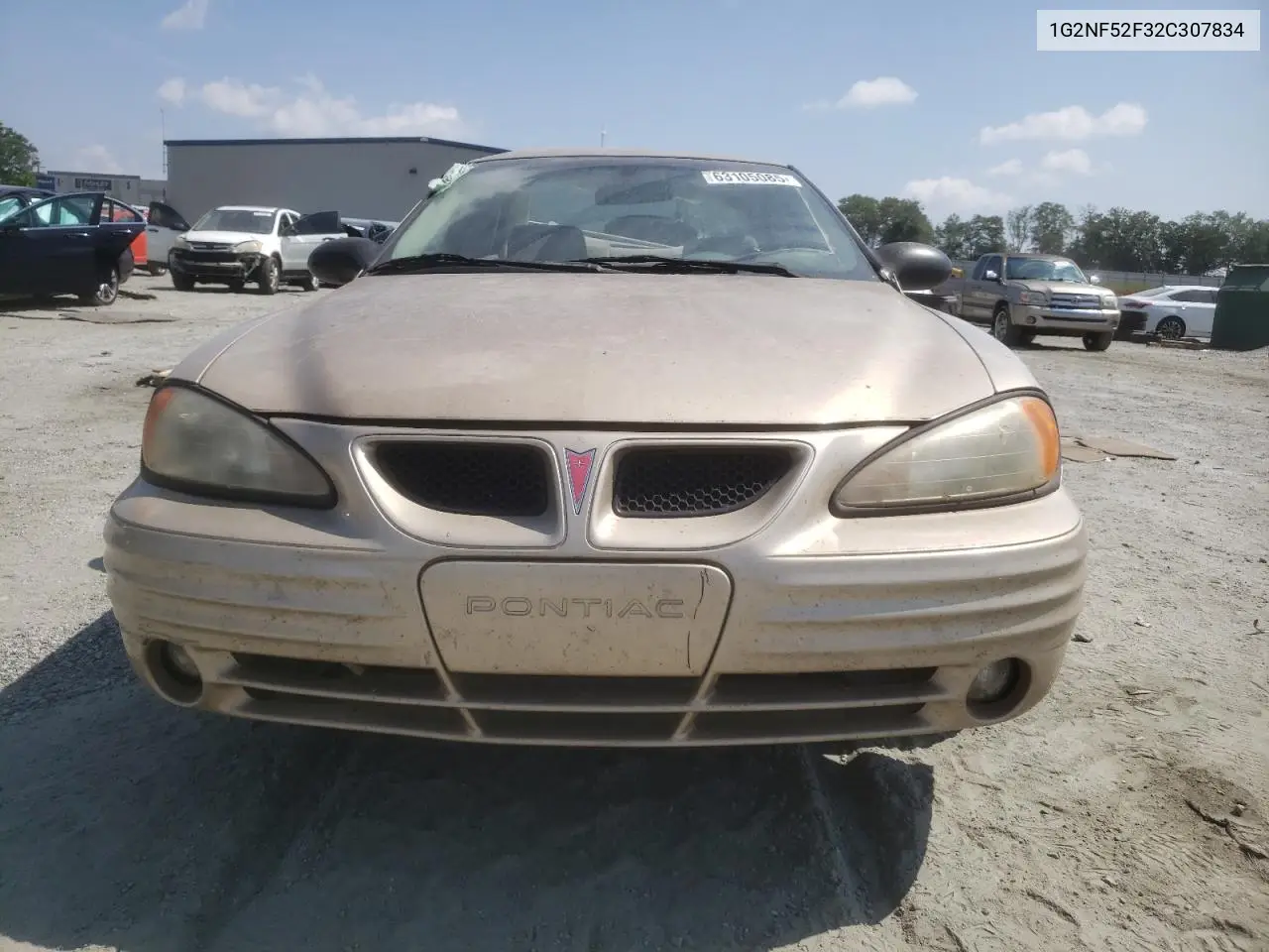 2002 Pontiac Grand Am Se1 Se1 VIN: 1G2NF52F32C307834 Lot: 63105085