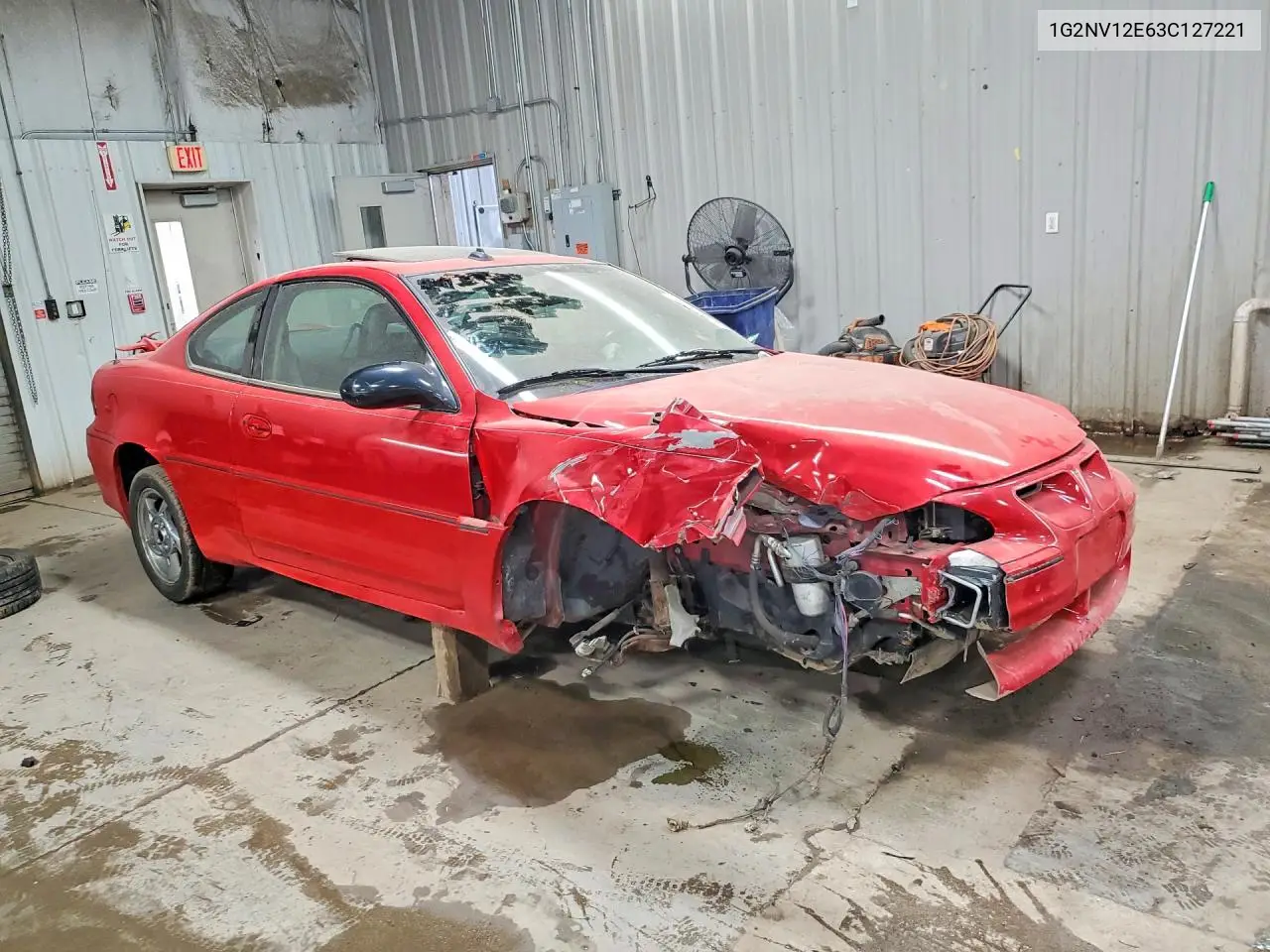 2003 Pontiac Grand Am Gt1 VIN: 1G2NV12E63C127221 Lot: 47017316
